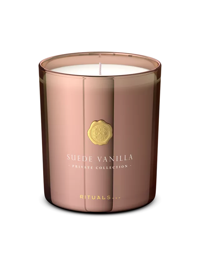 スエード バニラ キャンドル（ギフトセット）