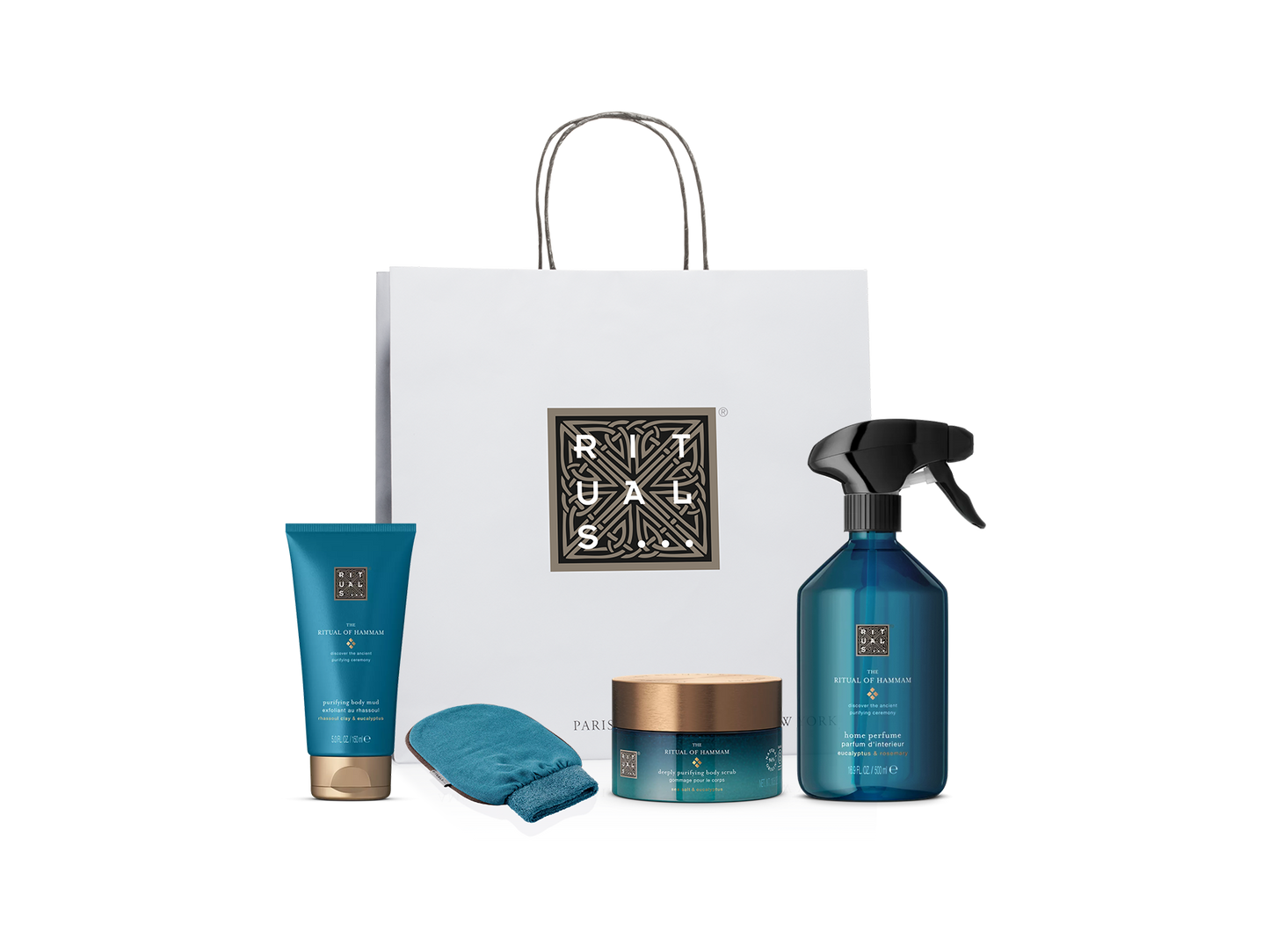 【新品・未使用】Lapidem RITUAL（リチュアル）デイタイム用5点セット ラッキーバッグS リチュアル オブ ハマム | Rituals Japan (リチュアルズ)